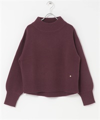 F by ROSSO 漢密爾頓羊毛高領針織衫(櫻桃紅-FREE-其他紅色)