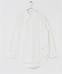 F by ROSSO 蕾絲滾邊大領片襯衫(米白色-FREE-WHITE)