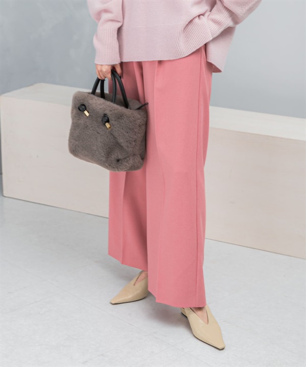 EASY CARE打褶輕便長褲