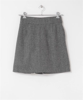 F by ROSSO 人字呢褲裙(灰色-38-GRAY)