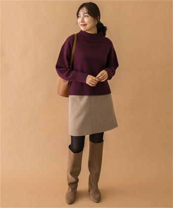 F by ROSSO 人字呢褲裙