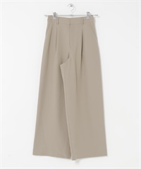 F by ROSSO / UR TECH SMOOTHLUXE 打褶寬褲(膚色-38-BEIGE)