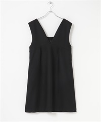 F by ROSSO 日本製2WAY畝條迷你背心洋裝(黑色-FREE-BLACK)