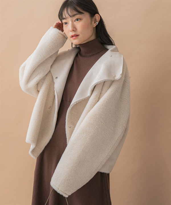 雙面穿絨毛夾克