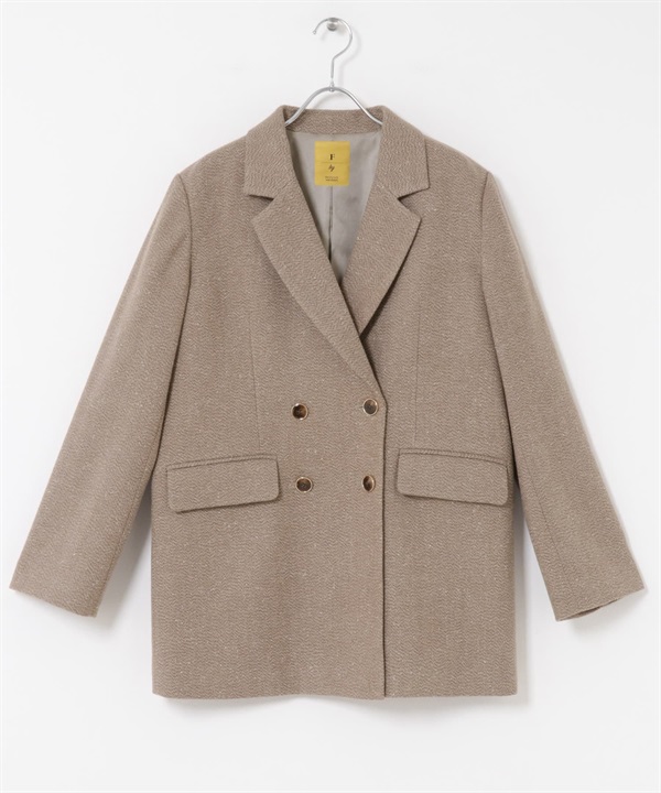F by ROSSO 人字呢西裝外套(膚色-FREE-BEIGE)