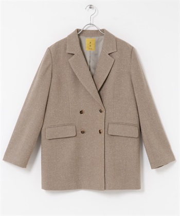 F by ROSSO 人字呢西裝外套(膚色-FREE-BEIGE)