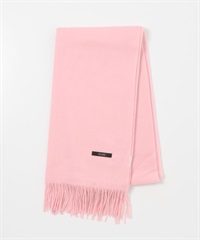 混喀什米爾素色圍巾(粉紅色-FREE-其他粉色)