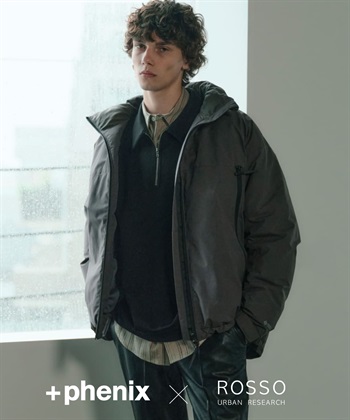【別注】+phenix / WINDSTOPPER by GORE-TEX LABS 軍裝風羽絨外套