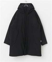 【別注】+phenix / WINDSTOPPER by GORE-TEX LABS 連帽羽絨大衣(黑色-M-BLACK)