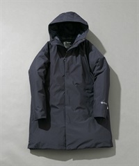【別注】+phenix / WINDSTOPPER by GORE-TEX LABS 連帽羽絨大衣(藏青色-M-NAVY)