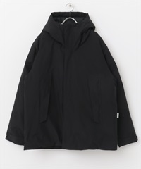 【別注】+phenix / WINDSTOPPER by GORE-TEX LABS 連帽羽絨外套(黑色-M-BLACK)