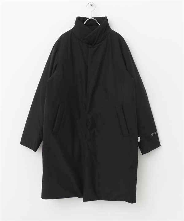 【別注】+phenix / WINDSTOPPER by GORE-TEX LABS 立領羽絨大衣(黑色-M-BLACK)