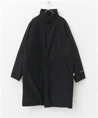 【別注】+phenix / WINDSTOPPER by GORE-TEX LABS 立領羽絨大衣(黑色-M-BLACK)
