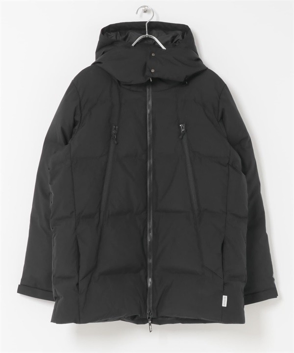 【別注】+phenix / WINDSTOPPER by GORE-TEX LABS 2WAY羽絨外套(黑色-M-BLACK)