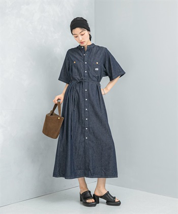 【別注】Lee × ROSSO 短袖工裝牛仔洋裝