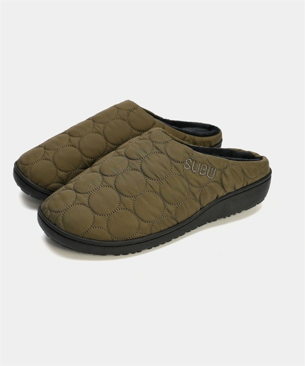 SUBU / Circle 保暖拖鞋(卡其色-0 (22cm~23.5cm)-KHAKI)