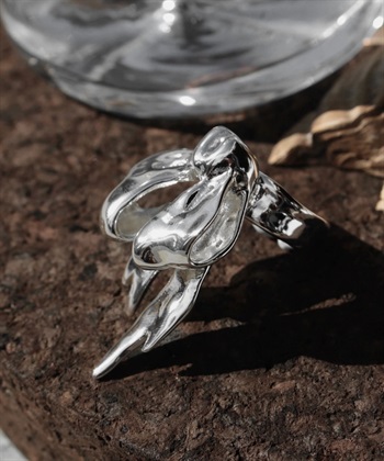Soierie / Ribbon large ring