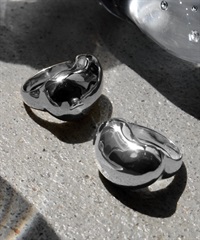 Soierie / Drop ring(銀色-約13號-SILVER)