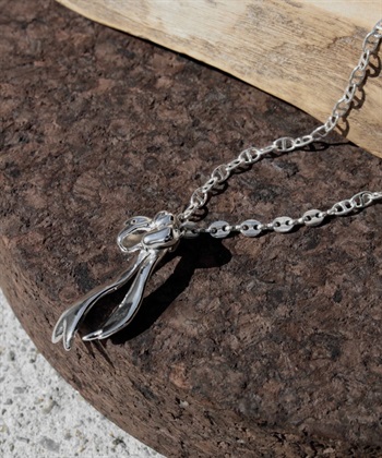Soierie / Ribbon small necklace