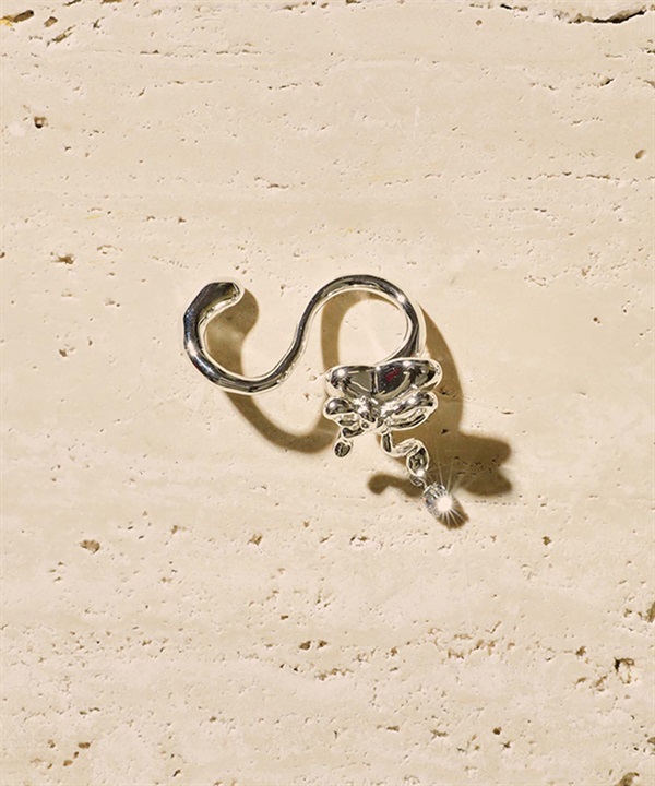 Soierie / Distort ribbon bijou w ring