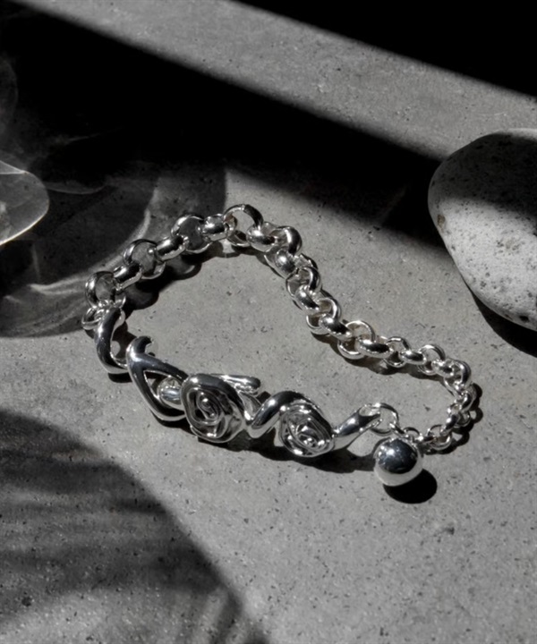 Soierie / Rose hook bracelet