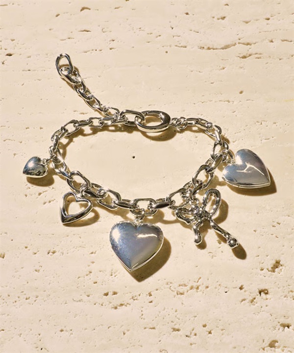 Soierie / Innocent heart bracelet(銀色-one-SILVER)