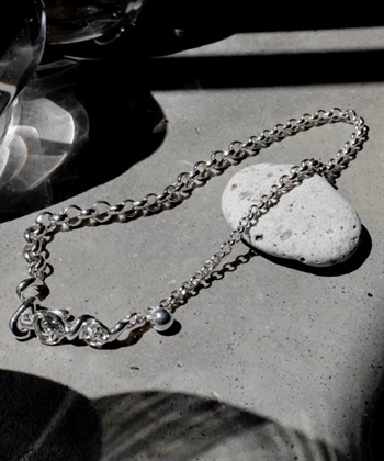 Soierie / Rose hook necklace