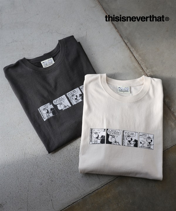 thisisneverthat / TNT PEANUTS Comic Strip Tee