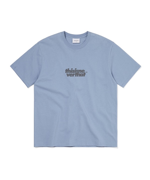 thisisneverthat / OL-Logo Tee(藍灰色-M-LIGHT BLUE)