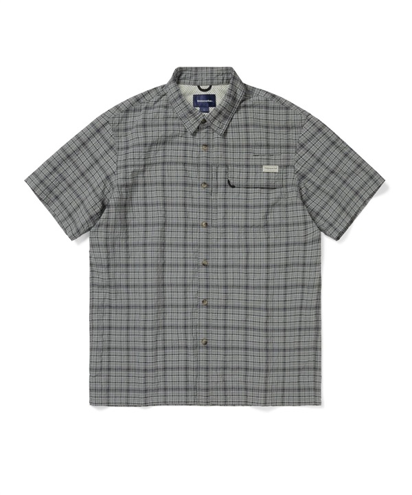 thisisneverthat / Plaid S/S Fishing Shirt(鼠尾草綠-M-LIGHT KHAKI)