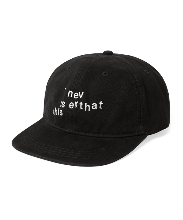 thisisneverthat / Broken Logo Cap(黑色-one-BLACK)