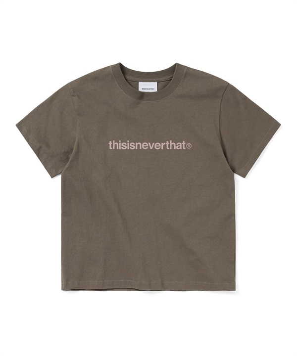 thisisneverthat / T-Logo W Tee(深摩卡色-S-MOCHA)
