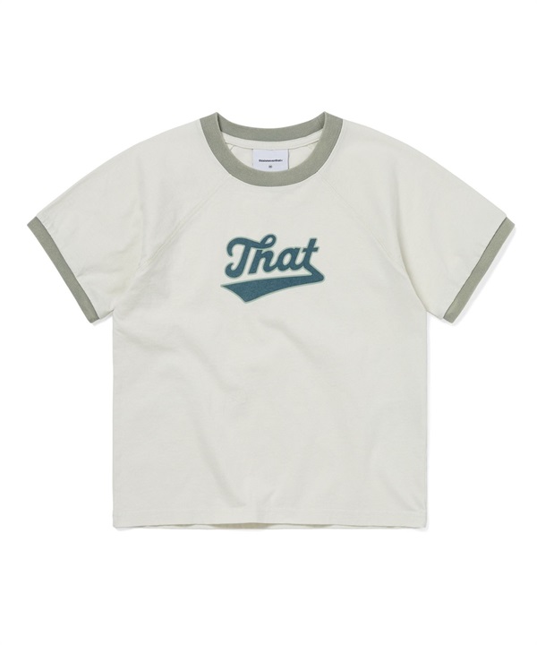 thisisneverthat / Faded Raglan W Tee(黃綠色-S-MINT)
