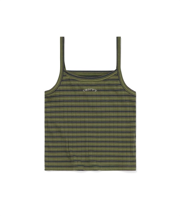 thisisneverthat / Sleeveless Striped W Top(綠色-S-GREEN)