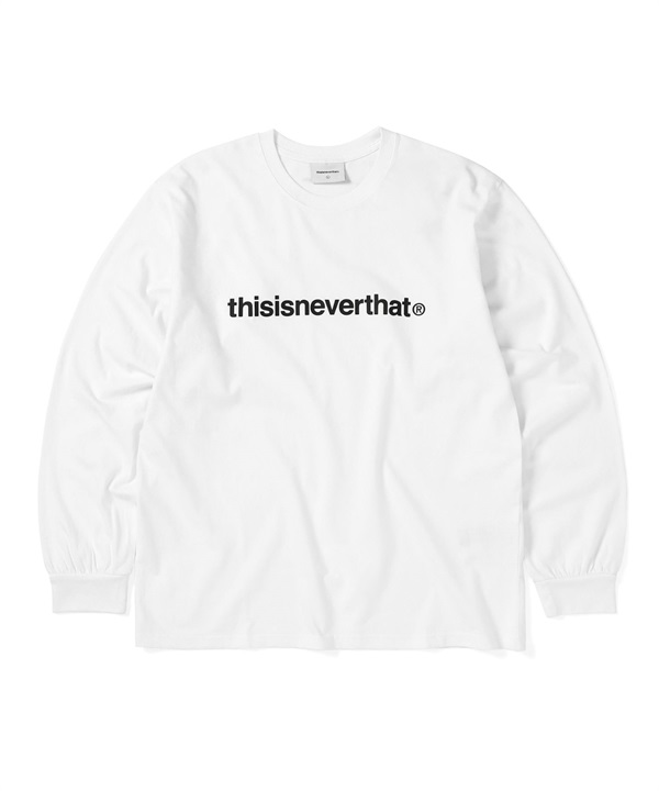 thisisneverthat / T-Logo L/S Tee(白色-M-WHITE)