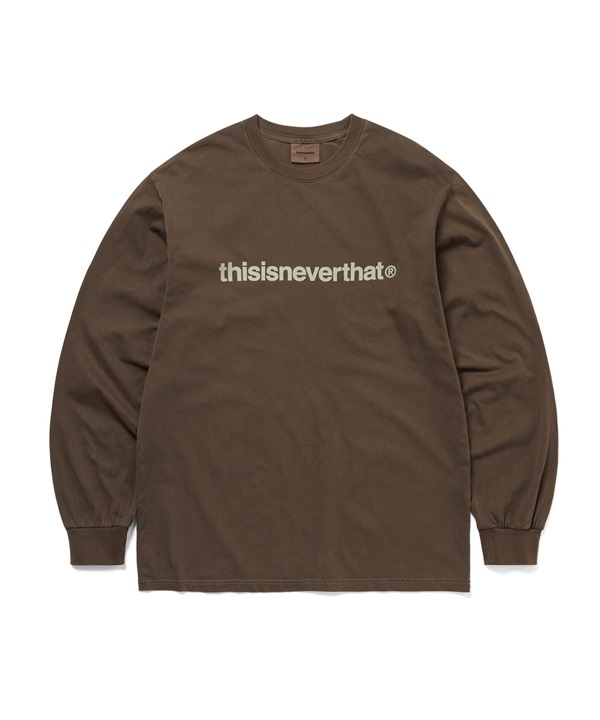 thisisneverthat / T-Logo L/S Tee(深可可色-M-其他棕色)