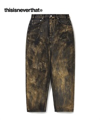thisisneverthat / Metal Relaxed Jeans(金色-M-GOLD)