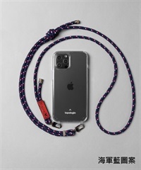 Topologie Verdon 繩索背帶手機殼(海軍藍圖案(NVP)-iPhone X/XS-海軍藍圖案(NVP))