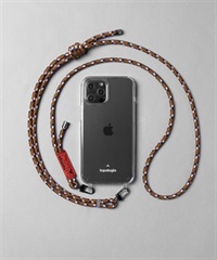 Topologie Verdon 繩索背帶手機殼(咖啡藍(BRN)-iPhone X/XS-咖啡藍(BRN))