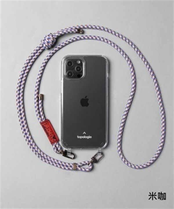 Topologie Verdon 繩索背帶手機殼(米咖(BEP)-iPhone 11-米咖(BEP))