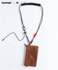 Topologie x HMM x URBAN RESEARCH Flip雙向皮革貼身包(棕色-One-DARK BROWN)