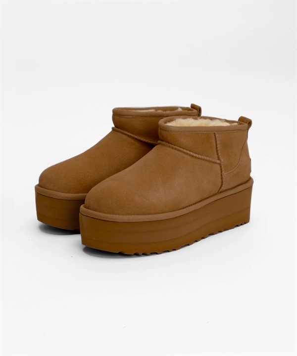 UGG / Classic Ultra Mini Platform (女款)(栗子棕-5-其他棕色)