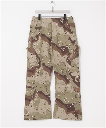 URBAN RESEARCH iD / 3D剪裁工作褲(卡其綠-L-COLOR B)