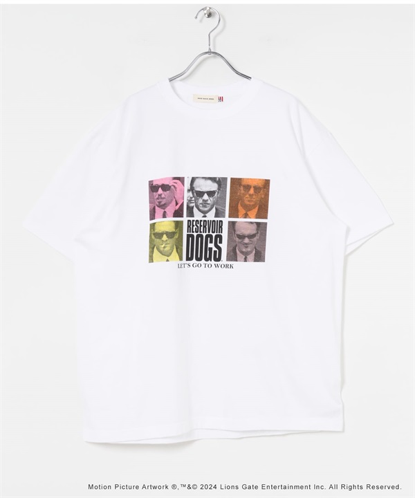 GOOD ROCK SPEED / RESERVOIR DOGS TEE 印刷T恤(白色A-M-COLOR A)