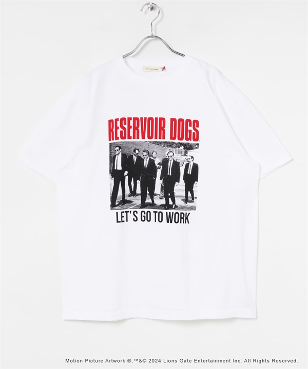 GOOD ROCK SPEED / RESERVOIR DOGS TEE 印刷T恤(白色C-M-COLOR C)