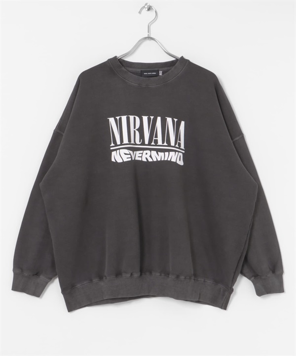 GOOD ROCK SPEED / NIRVANA 休閒上衣(炭灰色-M-CHARCOAL GRAY)