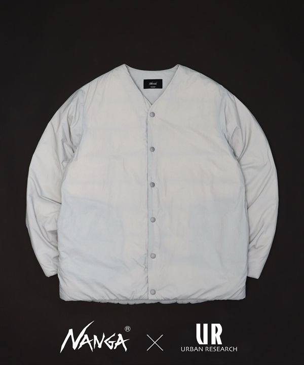 【別注】NANGA / INNER DOWN CARDIGAN 防水無領羽絨外套