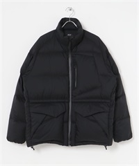 【別注】NANGA / SHADOW RIP DOWN 防水立領羽絨外套(黑色-M-BLACK)