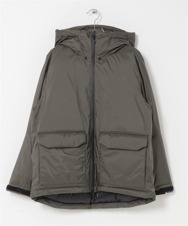 【別注】NANGA / AURORA-TEX® DOWN JACKET 連帽羽絨外套(炭灰色-M-CHARCOAL GRAY)