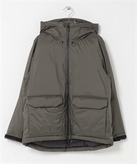 【別注】NANGA / AURORA-TEX® DOWN JACKET 連帽羽絨外套(炭灰色-M-CHARCOAL GRAY)
